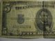 1934 - D Blue Seal Five Doller 80 Years Old Bill Small Size Notes photo 5