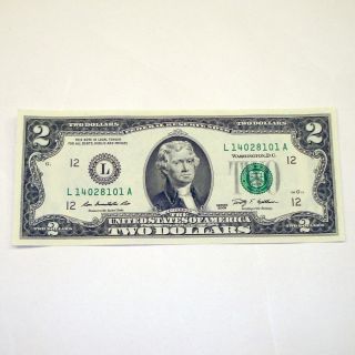 Two Dollar Bill ($2) - Consecutive Serial Numbers If More Than 1 Bought photo