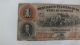 1859 $1 Merchants & Planters Bank Of Savannah,  Georgia W/ Covered Wagons Paper Money: US photo 2