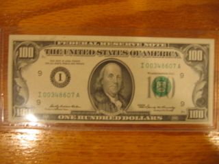 1969 $100 Federal Reserve Note,  Minneapolis Minnesota,  Uncirculated photo