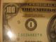 1969 $100 Federal Reserve Note,  Minneapolis Minnesota,  Uncirculated Small Size Notes photo 2