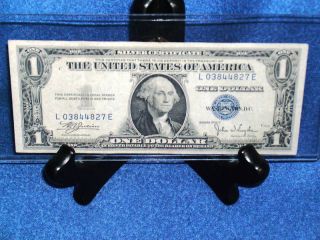 1935 C $1 Blue Seal Silver Certificate Currency photo