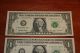2003 $1 Chicago Star Note Uncirculated + 1993 Star Note Au Small Size Notes photo 1