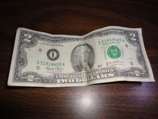Series 2003 Two Dollor Bill photo