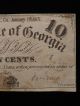 1863 Ten Cent Confederate Paper Note Civil War Era Circulated Paper Money: US photo 3