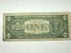 Vintage 1957b Usa 1 Dollar Silver Certificate; V99974448a; Blue Seal Small Size Notes photo 3