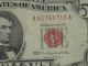 Vintage 1963 Usa 5 Dollar United States Note; A41766718a; Red Seal Small Size Notes photo 1