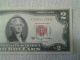 Uncirculated Star 1963a $2 Us Note Red Seal 00644125 A Small Size Notes photo 2