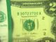 Crisp Uncirculated Two 2 Dollar Bill 2009 Federal Reserve Bank York Small Size Notes photo 1