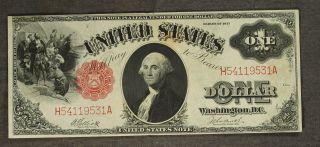 Series 1917 United State Note $1 Fr37 - Au photo