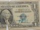 1957 One Dollar Silver Certificate Blue Seal Series T Note Small Size Notes photo 2