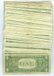 Group Of 50 - $1 Silver Certificates - Circulated Vg - Vf Small Size Notes photo 1