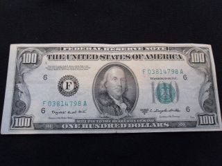 $100 Frn Series 1950 C photo
