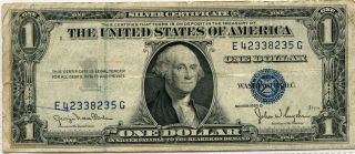 1935 D Silver Certificate @@ One Dollar photo