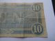 1864 $10 Dollars Confederate Currency Circulated Paper Money: US photo 2