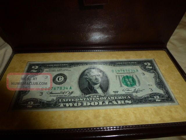 1976 Bicentennial Commemorative First Day Issue 2 Dollar Bill Case 1976-bicentennial-commemorative-first-day-issue-2-dollar-bill-case