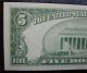 1953a $5 Star United States Note Fr - 1533 Cga Gem Uncirculated 66 Small Size Notes photo 4