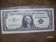 1957 Series A One Dollar Silver Certificate Serial B99496948a Blue Seal Vf / Ef Small Size Notes photo 1
