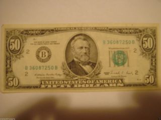$50 Federal Reserve Note 1988/ Excelent @look@ photo