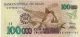 Brazil 100 Reais On 100000 Cruzeiros Unc P - 238,  Banknote 1993 South America Paper Money: World photo 1