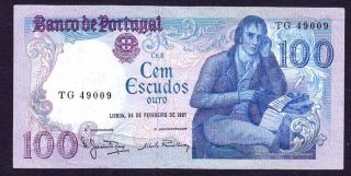 Portugal Banknote,  100 Escudos,  1981 Year,  Pic 178b photo