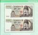 Korea - South 2000,  10,  000won,  Uncut Sheet Of 2 Unc Asia photo 2