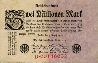 Germany 2.  000.  000 Mark 1923 D00146002 photo