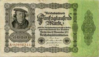 Germany 50.  000 Mark 1922 A50956244 photo