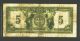 1917 $5 Scarce Multi Colour Canada Bank Of Commerce Note Ser A777292 B Series Canada photo 1