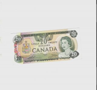 1 - 1979 $20.  00 Bill Aunc Bank Of Canada,  Note photo