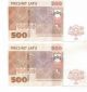 Latvia/ Lettland/ Lettonia 500 Lats/latu P58 Banknote 2008 Unc Rare Europe photo 1