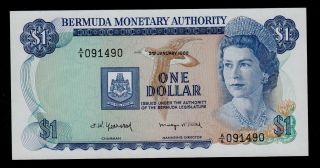 Bermuda 1 Dollar 1982 Pick 28b Unc. photo