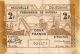 Caledonia Two Francs 1943 French Pacific Noumea Wwii In A Protective Sleeve Australia & Oceania photo 1
