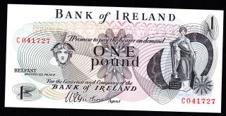 Ireland Northern 1 Pound (1967) Pick 56 Unc. photo