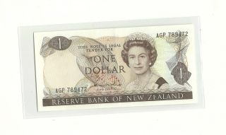 1981 - 1983 Zealand One Dollar Sign H.  R.  Hardie Gem - Uncirculated photo