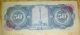 1972 Banco De Mexico 50 Pesos Banknote 