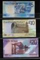 2007 Bank Of Scotland Sterling Pound 5,  10,  20,  50 & 100 Solid Aa 111111 Europe photo 2