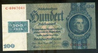 Germany Democratic Republic 100 Deutsche Mark 1948 Pick 7b Unc. photo