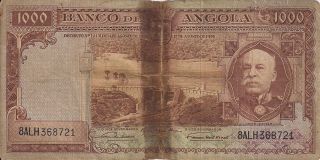 1000$00 Escudos Angola Brito Capelo 1956 photo