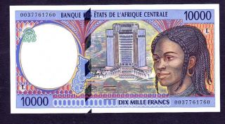 Central Africa Banknote,  100000 Sheqels,  Pic 605p U.  N.  C photo