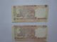 Rs.  10 Error - Massive Print Shift Upwards,  Serial Numbers Intact - 1 Note Asia photo 3