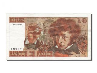 French Paper Money,  10 Francs Type Berlioz photo