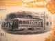 1895 Stock Cert City Railway Co Of Dayton Ohio 52 Sh Vig Elec Trolley Rev Stamps Transportation photo 2