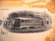 1893 Stock Cert City Railway Co Of Dayton Ohio 100 Sh Vig Elec Trolley Rev Stamp Transportation photo 2