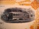 1893 Stock Cert City Railway Co Of Dayton Ohio 20 Sh Vignette Electric Streetcar Transportation photo 2