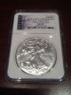 2011 Silver Eagle Ngc Ms - 69 Early Releases Liberty Series 25th Anniversary Silver photo 1