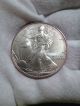 1997 (bullion) American Silver Eagle.  999 Fine Silver 3rd Lowest Mintage Silver photo 1
