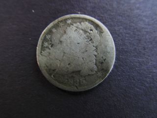 1835 Capped Bust Half Dime Silver. . . . .  Circulated Ungraded. . . photo