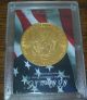 1987 24k Gold Plate American Silver Eagle 1 Troy Oz One Dollar Coin U.  S.  Flag Silver photo 1