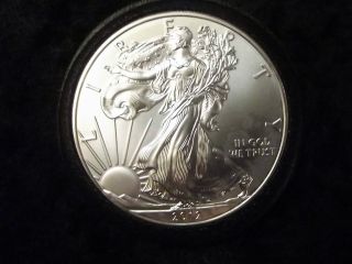 2012 1 Oz Silver American Eagle 111 Proof - Like Coin Key Date photo